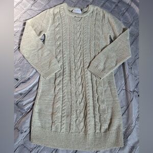 The Children's Place Cable Knit Dress - Cream